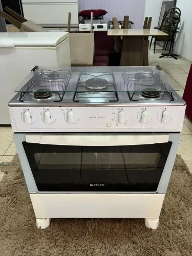Fogão Mônaco 5 bocas manual funcionando perfeitamente ((ENTREGO GRATIS))