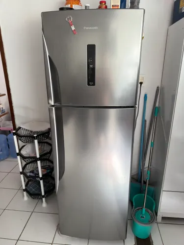 Geladeira Panasonic Inox 387 L Frost Free