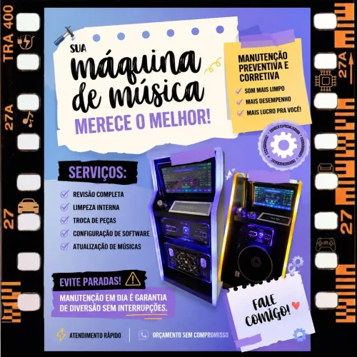 MANUTENÇÃO EM MÁQUINAS DE MÚSICA JUKEBOX