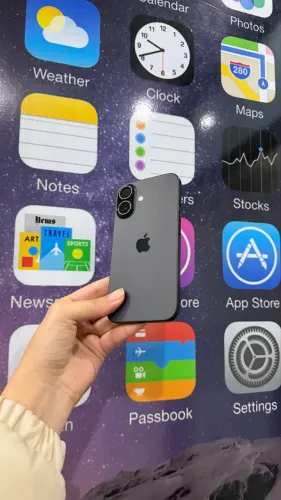 IPHONE 16 PRETO 256 GB ?91% SEMINOVO 
