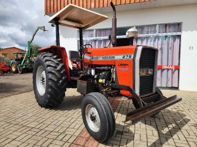 Trator Agrícola MF Massey Ferguson 275 (Simples) 4x2, Ano 1997, 3 alavancas 