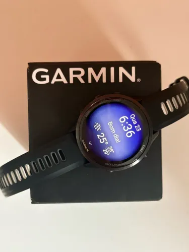 Garmin Relógio Forerunner 970 com Monitor Cardíaco de Pulso e GPS 47mm