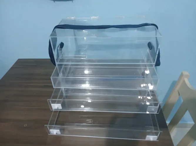 Caixa de acrilico