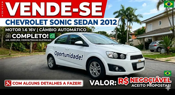 Chevrolet Sonic Sed. LTZ 1.6 16V Flexpower 4P Aut. 2012