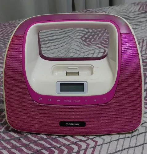 Caixa de som Memorex para iPod Classico