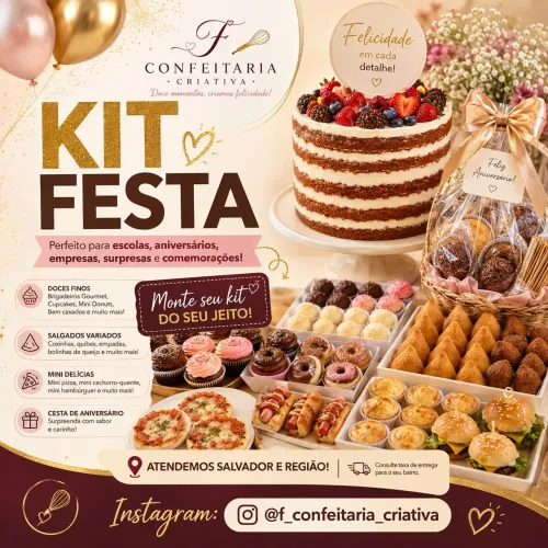Kit festa promocional