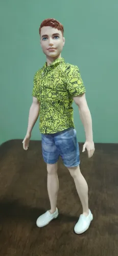 Boneco Ken Fashionista 139 ruivo