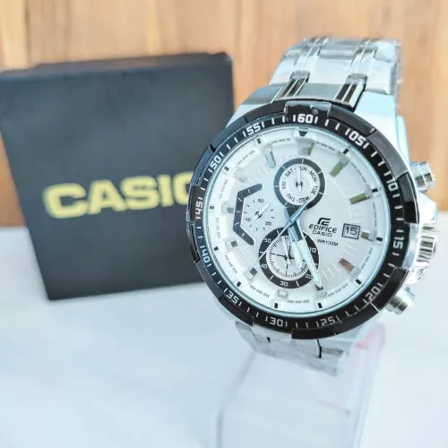 Relógio Casio Edifice funcional relógio masculino pulseira larga 
