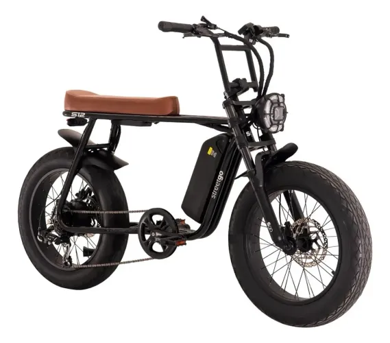 Bicicleta Elétrica Streetgo S12 750w Alumínio 48v 32km/h Freios hidráulicos<br>