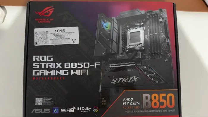 Placa-mãe ASUS ROG Strix B850-F Gaming WiFi AMD AM5 ATX