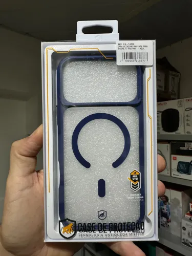 Capa Octacore Gshield para iPhone 17 Pro Max - Azul