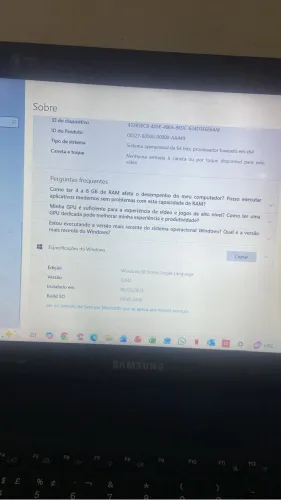 Notebook Samsung