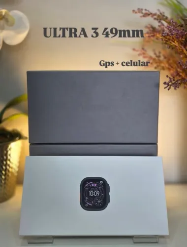 APPLE WATCH ULTRA 3 BLACK GPS + CELULAR, LOJA NO RIOMAR, ACEITAMOS O SEU USADO.