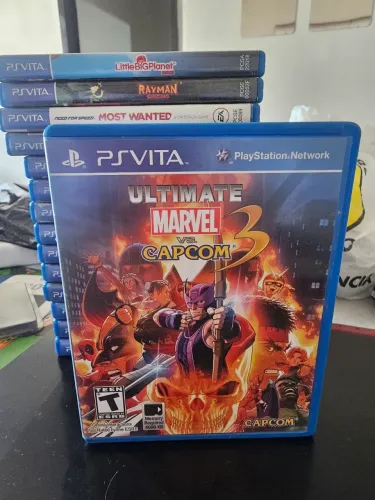 Jogo para psvita mídia física usado Ultimamente Marvel vs Capcom 3