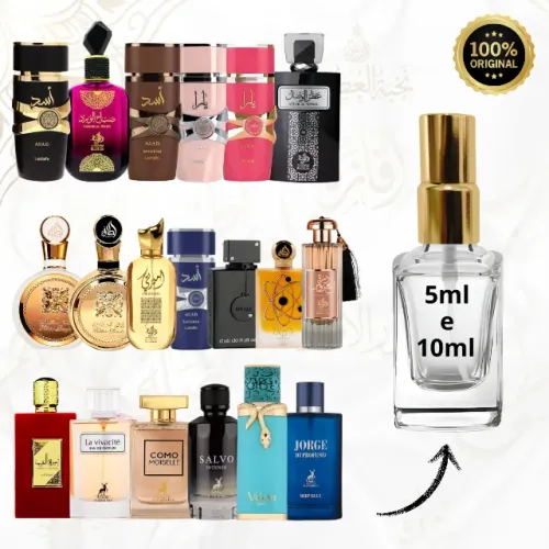 Perfumes Árabes 100% Original e Importados | Decants em Vidro Resistente + Borrifador