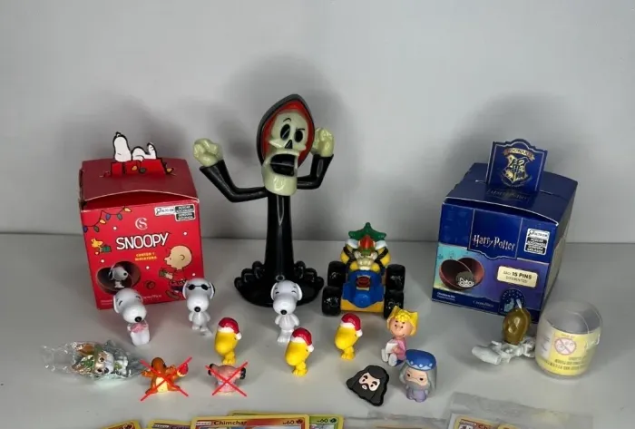 Lote colecionáveis diversos MC Lanche Feliz, Cacau Show, Guaraná Pokemon etc