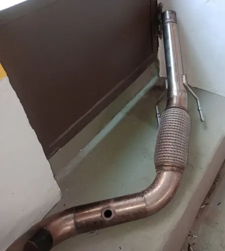 Downpipe inox