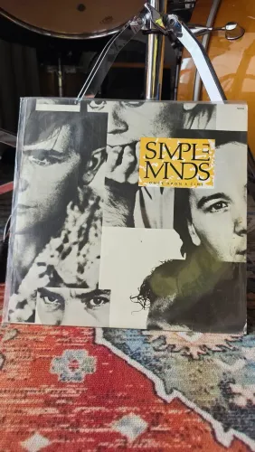 Lote de vinis (LPs) Simple Minds - Street Fighting Years, Real Life e Once Upon a Time