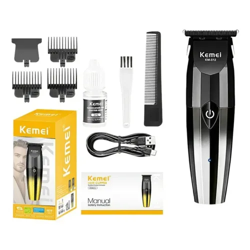 Maquina de corte cabelo/acabamento kemei km-512