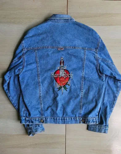 Jaqueta Jeans Hard Rock Cafe 25 Years - Vintage
