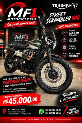 Triumph Scrambler 900cc 2020