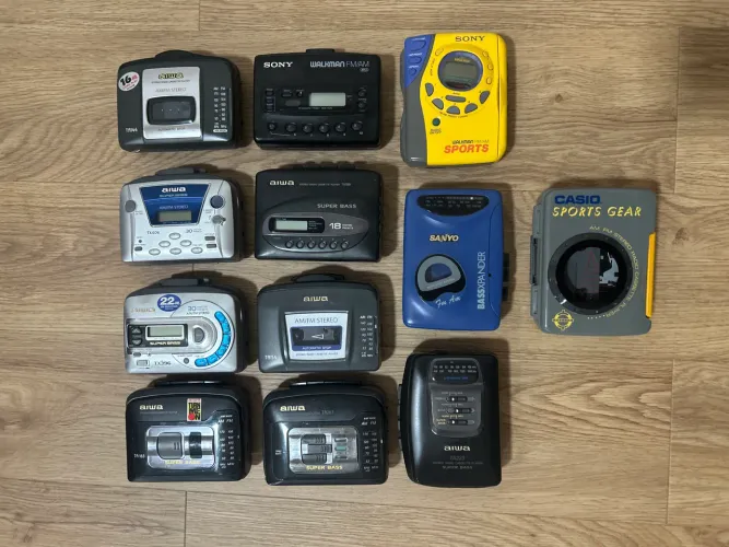 Coleção Walkman Sony, Aiwa, Casio e Sanyo