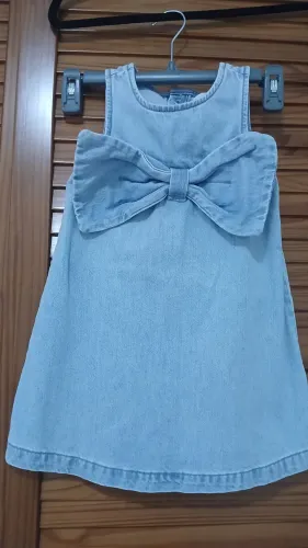 Vestido Zara kids jeans tam 4