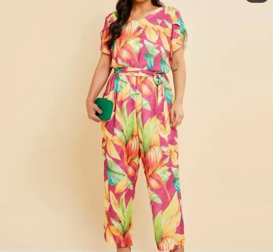 Macacão floral