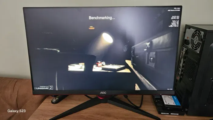 Monitor aoc 24" 144hz ips