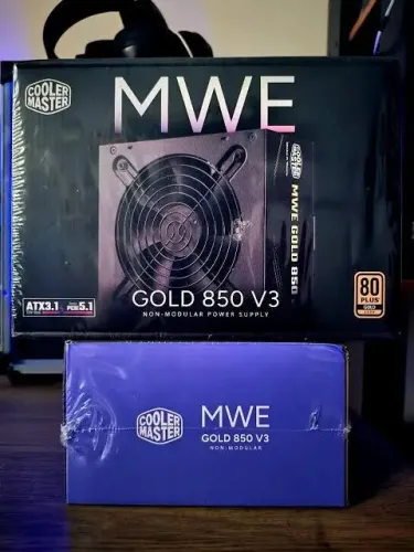 Fonte para Pc Cooler Master MWE Gold 850w - Nova Lacrada