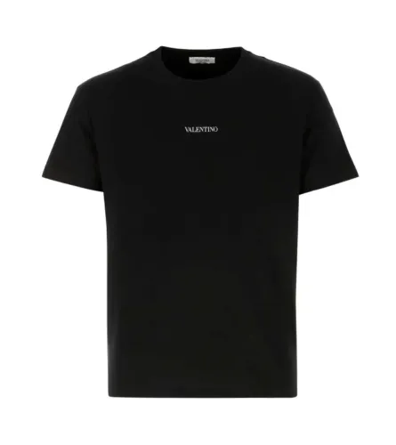 Camiseta Valentino letreiro básica preta 