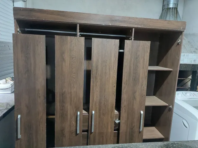 Guarda roupa casal MDF 