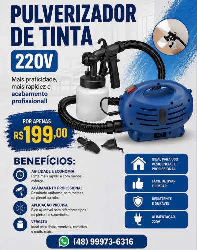 Pulverizador de tinta!