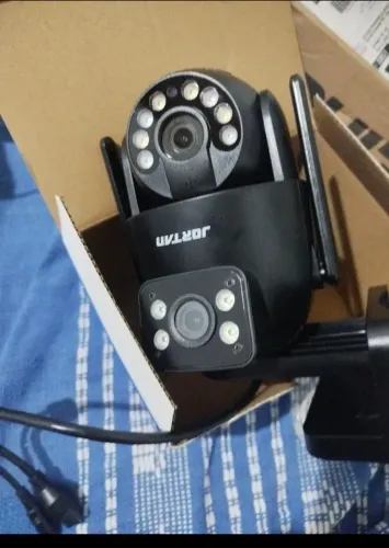 Câmera de Segurança IP Wi-Fi Full HD Visão Noturna Aplicativo ICSEE - AI-A14-H - Jortan