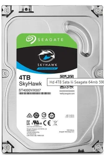 HD Seagate Skyhawk 4TB para CFTV Novo