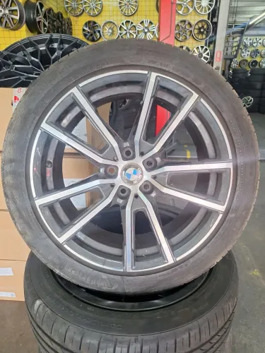 Rodas 18 Bmw 320i GP 2022+ Pneus 90% Runflat Continental