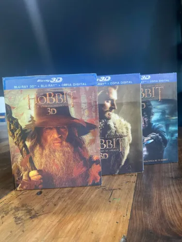 Edição completa de colecionador Hobbit 3D e blue ray