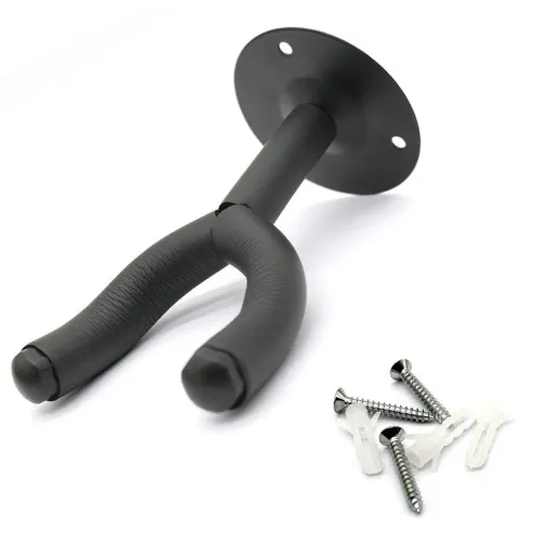 Suporte de Violão de Parede Guitarra Baixo Ukulele Reforçado com Buxas Parafusos - SOLEZ