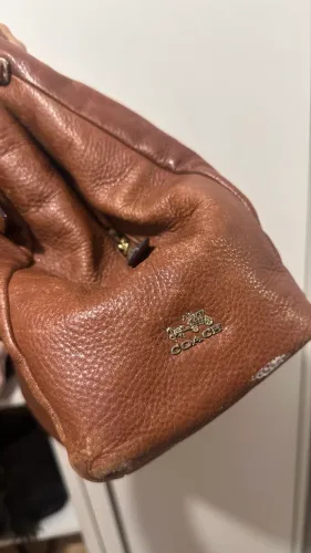 Bolsa Coach Caramelo Couro Original 