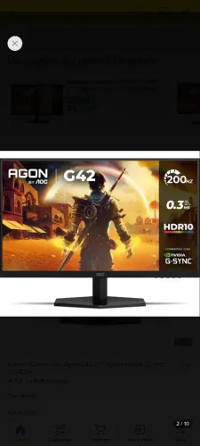 Monitor gamer AOC 27