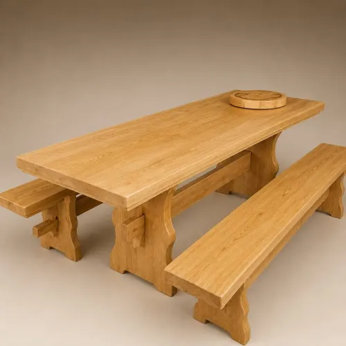 Mesa rústica