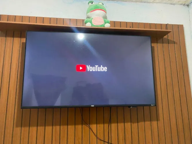 TV SMARTE 43 SISTEMA ROKU 8 MESES DE COMPRADA FUNCIONANDO TUDO PERFEITAMENTE MORO EM CG