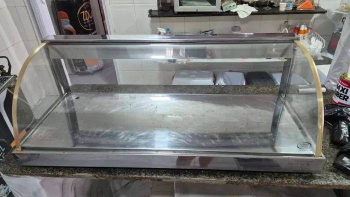 Vitrine Estufa Expositora Vidro para doces e salgados. BARATA!