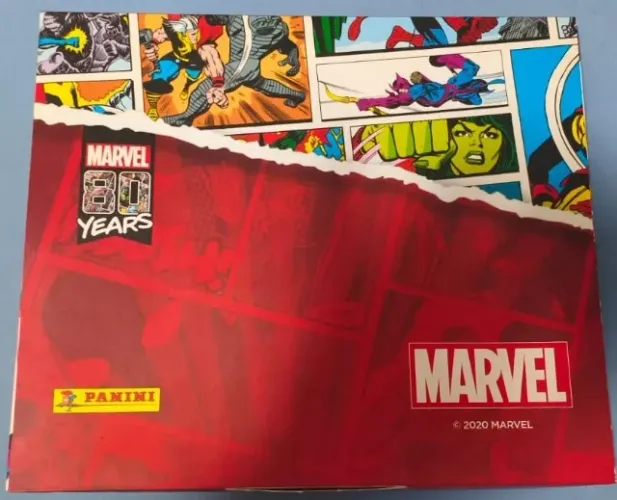 Box Premium Marvel 80 Anos - Completo Colado + Cards