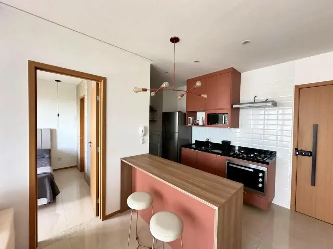 MS - VENDO APARTAMENTO NO EDIFICIO W RESIDENCE - 1 SUITE - MOBILIADO - MARCO