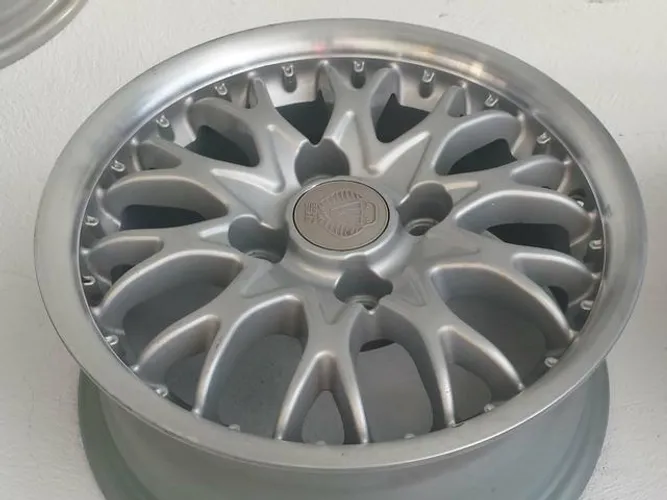 Roda aro 13 BBS Prata com Borda diamantada Ford Ka 4X108 jogo