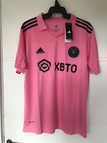 Camisa rosa Inter Miami Messi #10 tamanho G (nova na etiqueta)