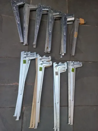 100 peças de suporte para prateleira