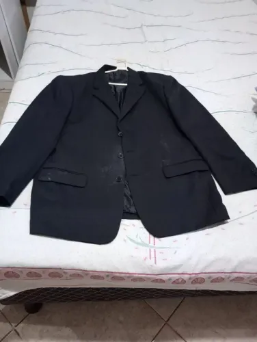 Paletó Blazer Borelli Social Masculino Preto
