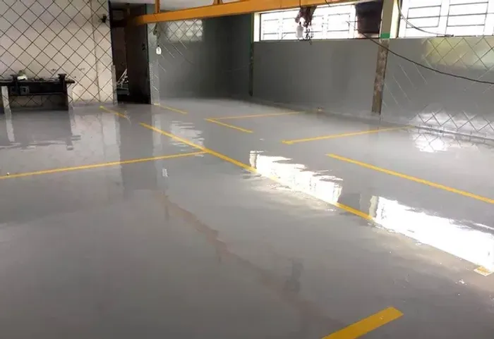 Epóxi em pisos aplico